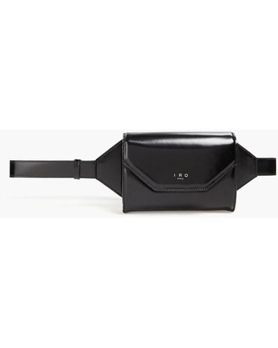 IRO Leather Belt Bag - Black