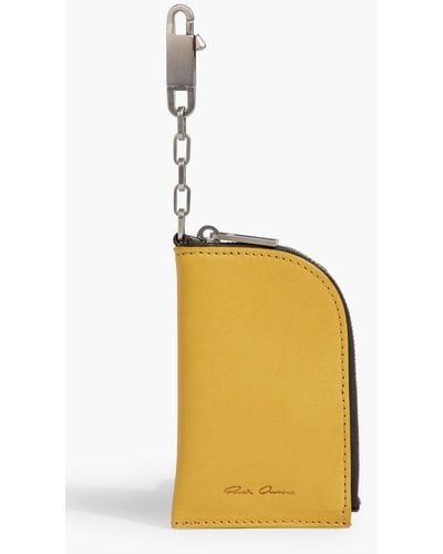 Rick Owens Leather Wallet - Yellow