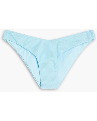 Melissa Odabash Montreal Ribbed Low-rise Bikini Briefs - Blue