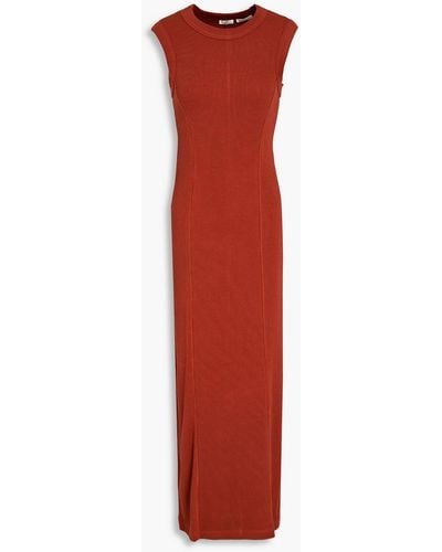 BITE STUDIOS Ribbed Jersey Midi Dress - Red