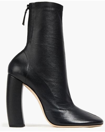 Victoria Beckham Patti Stretch-leather Ankle Boots - Black