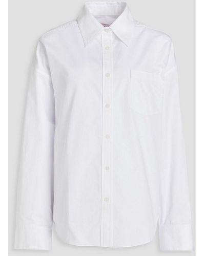 Solid & Striped The Dylan Cotton-poplin Shirt - White