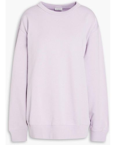 Dries Van Noten French Cotton-terry Sweatshirt - Pink