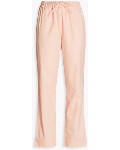Love Stories Reese Cotton-poplin Pyjama Trousers - Pink