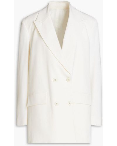 Valentino Garavani Oversized Woven Blazer - White