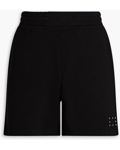 McQ French Cotton-terry Shorts - Black