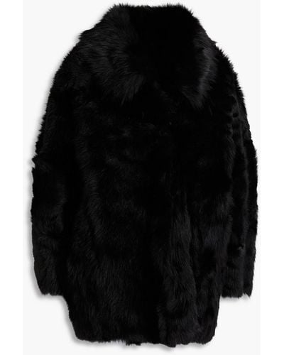 Karl Donoghue Shearling Coat - Black