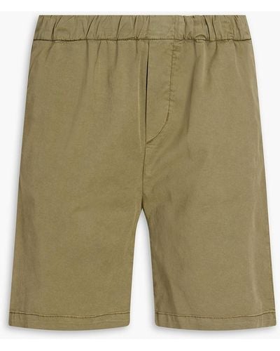 7 For All Mankind jogger Lyocell-blend Twill Shorts - Green