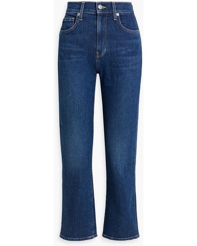 Veronica Beard Joey High-rise Straight-leg Jeans - Blue
