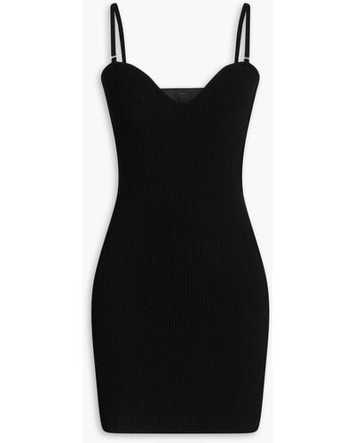 arch4 Cashmere Mini Dress - Black