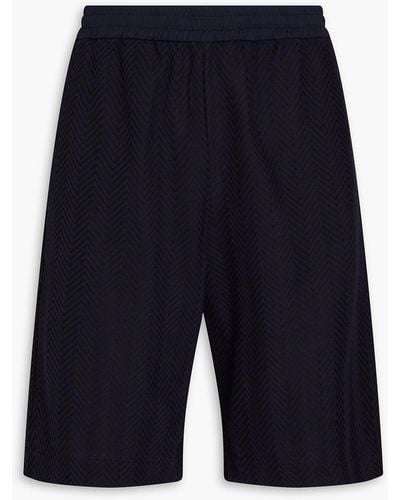Missoni Shorts aus häkelstrick aus einer baumwollmischung - Blau