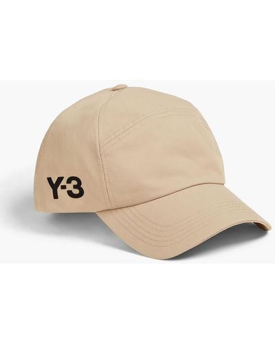 Y-3 Appliquéd Canvas Baseball Cap - Natural