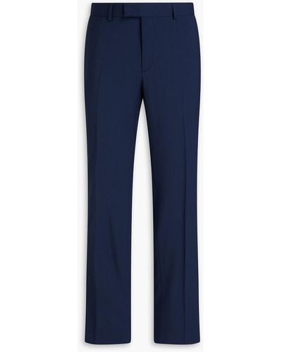 Sandro Slim-fit Wool Trousers - Blue