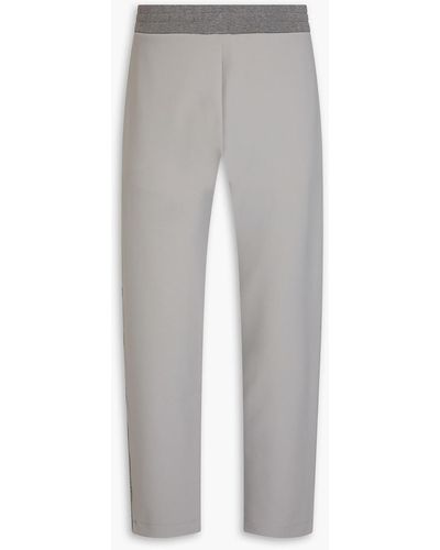 Canali Stretch-jersey Sweatpants - Grey