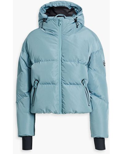 CORDOVA Meribel Quilted Hooded Down Ski Jacket - Blue