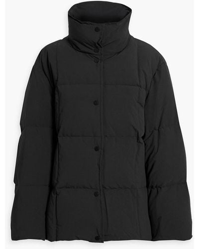 Stand Studio Sally Oversized Quilted Shell Down Jacket - Black