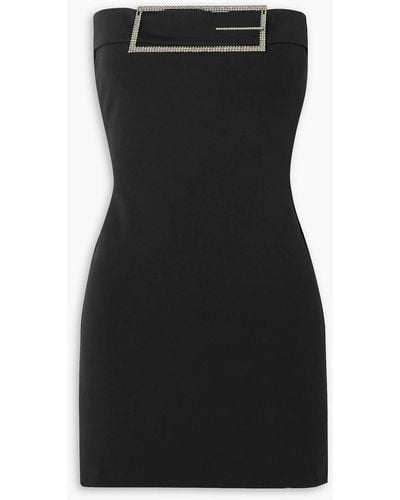 16Arlington Althenea Strapless Embellished Stretch-crepe Mini Dress - Black