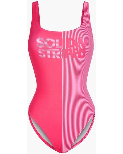 Solid & Striped The Anne-marie Printed Swimsuit - Pink