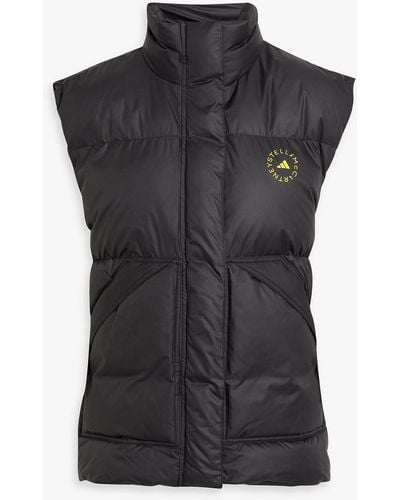adidas By Stella McCartney Quilted Shell Vest - Black