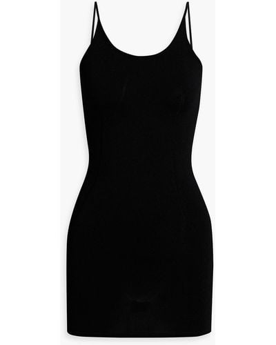 Dion Lee Jersey Mini Dress - Black