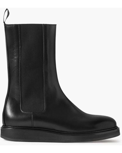 LEGRES 18 Leather Chelsea Boots - Black