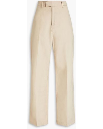 BITE STUDIOS Organic Cotton-poplin Wide-leg Trousers - Natural