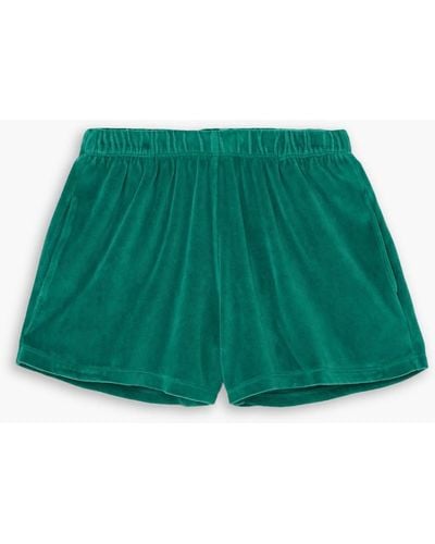 Suzie Kondi Shorts aus velours aus einer baumwollmischung - Grün