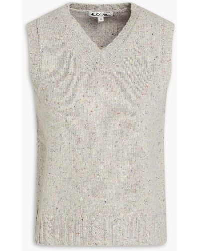 Alex Mill Francis Donegal Merino Wool-blend Vest - White