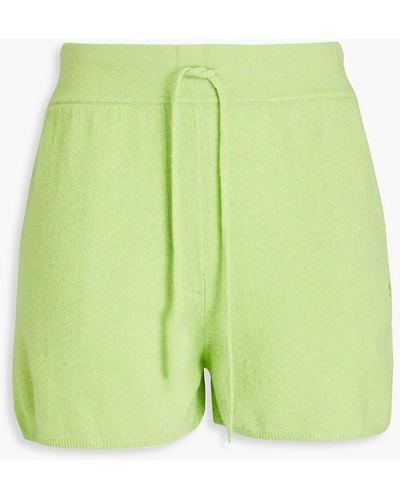 Loulou Studio Toran Cashmere Shorts - Green