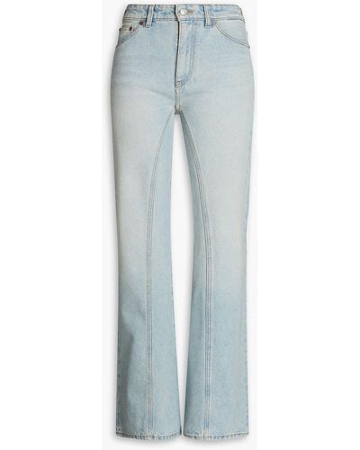 Victoria Beckham Hoch sitzende jeans mit weitem bein - Blau