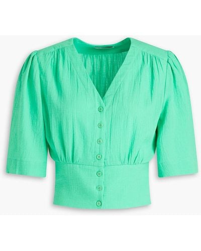 Rodebjer Flo Crepe Top - Green