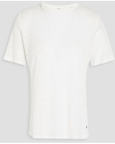 Zimmermann T-shirt aus leinen-jersey - Weiß