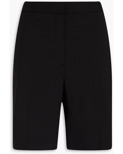 Theory Wool-blend Shorts - Black