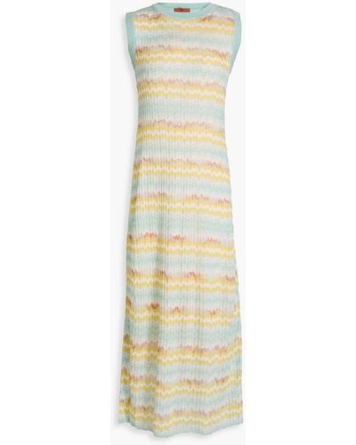 Missoni Crochet-knit Midi Dress - White