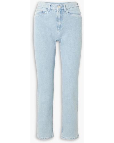 Wandler Carnation halbhohe cropped jeans mit geradem bein - Blau