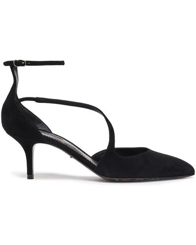 Dolce & Gabbana Suede Court Shoes - Black