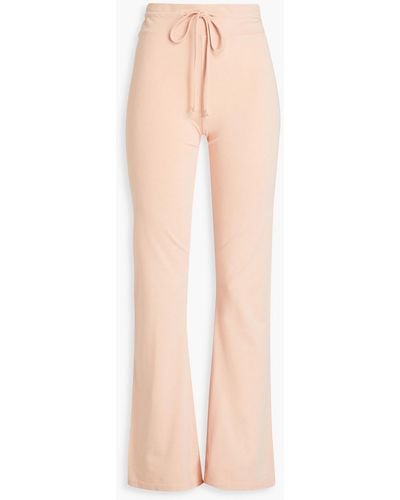 The Upside Milly Stretch-jersey Track Trousers - Pink