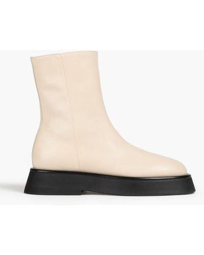 Wandler Leather Ankle Boots - White