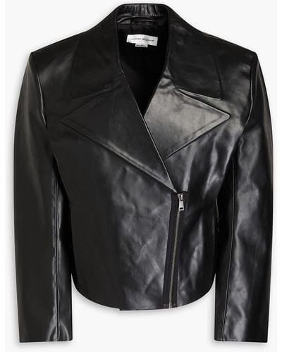 Victoria Beckham Leather Jacket - Black