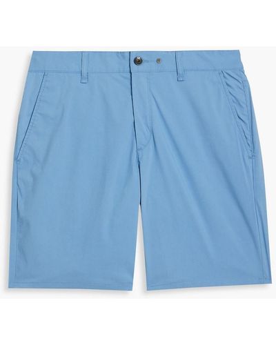 Rag & Bone Perry Cotton-blend Chino Shorts - Blue