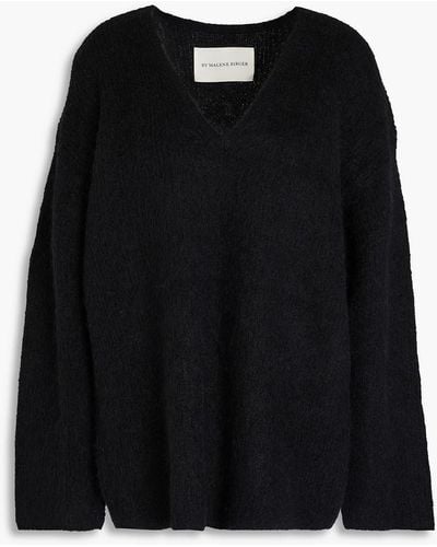 By Malene Birger Dipoma Brushed Knitted Sweater - Black