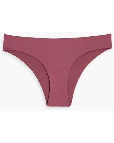 Onia Daisy Low-rise Bikini Briefs - Purple