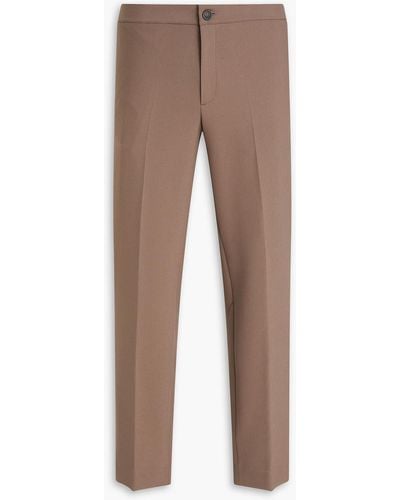 Sandro Slim-fit Woven Trousers - Brown