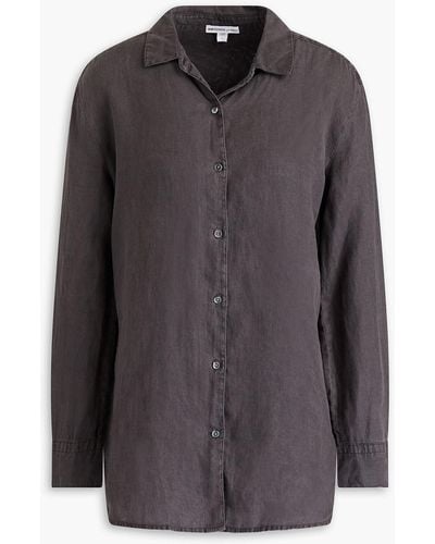 James Perse Linen Shirt - Grey