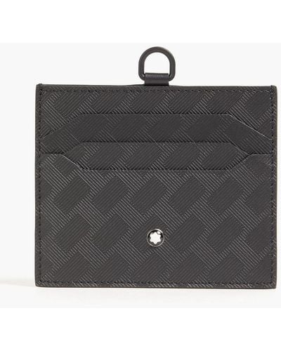 Montblanc Textured-leather Cardholder - Black