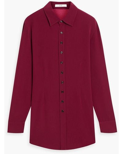 Co. Crepe Shirt - Red