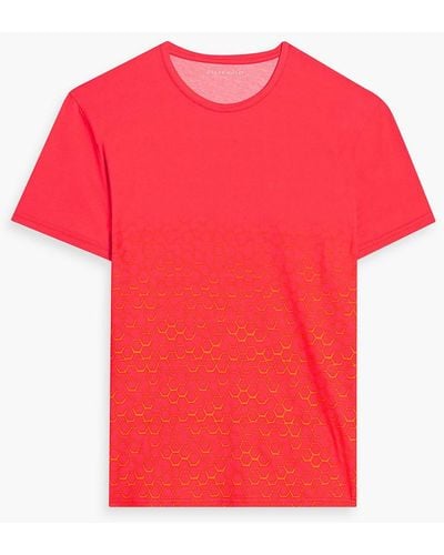 Derek Rose Basel Printed Cotton-jersey T-shirt - Red