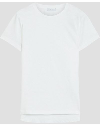Iris & Ink Marie Organic Cotton-jersey T-shirt - White