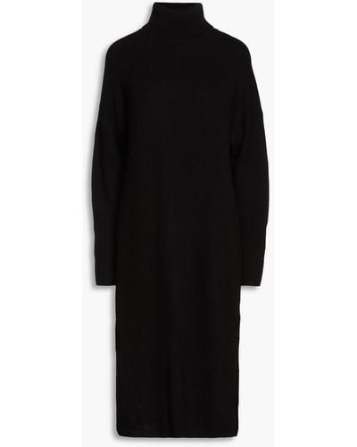 Chinti & Parker Wool And Cashmere-blend Turtleneck Dress - Black