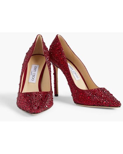 Jimmy Choo Spiked Red Soled heels and Red Louis Vuitton Ca…